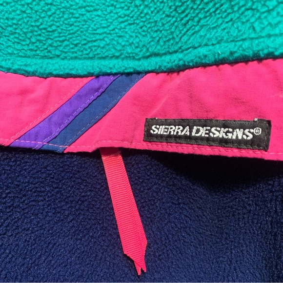 Vintage 90’s Sierra Designs Fleece Half Zip Pullover - Picture 11 of 17
